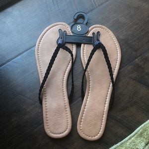 Charlotte Russe Braided Sandals. Size 8.